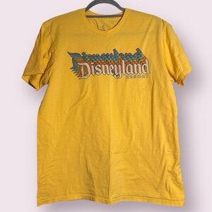 Disneyland Resort Retro Yellow Graphic Disneyland Unisex TShirt Medium